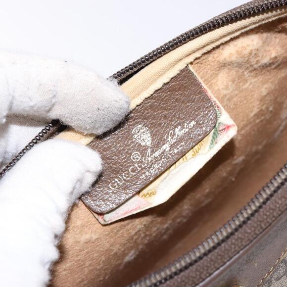 GUCCI GG Supreme Shoulder Bag Pvc Beige Gold 97 02 068 - Picture 16 of 16